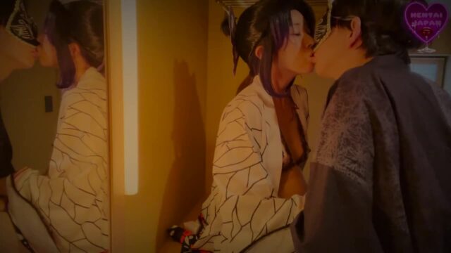 Shinobu Fucks at the Bathroom before going to the Bed – Demon Slayer