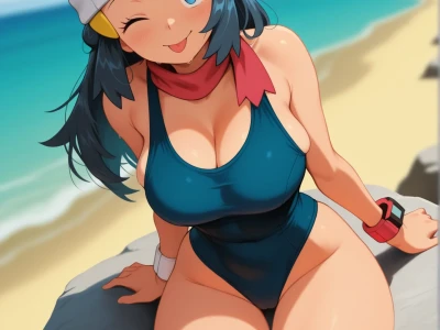 Dawn Pokémon 💙🐧 | second place in the poll Sex by Dax AI