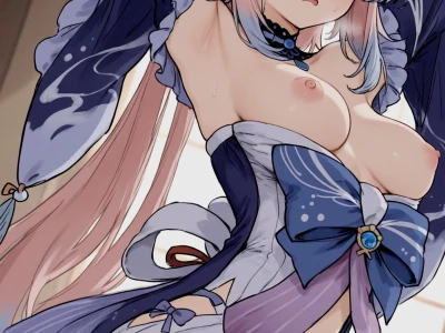 🔞 Sangonomiya Kokomi 🔞 / 🔞珊瑚宮心海 🔞 Sex by HollyMollyAI