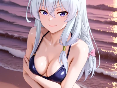 Elaina | Wandering Witch: Swim Suit Sex by Shiro Dola