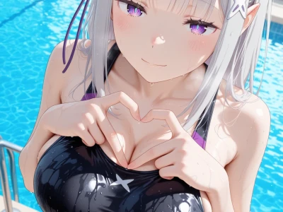 Re:Zero || Emilia Sex by Creisede