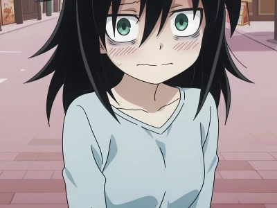 Tomoko Kuroki // Watamote Sex by Deik0